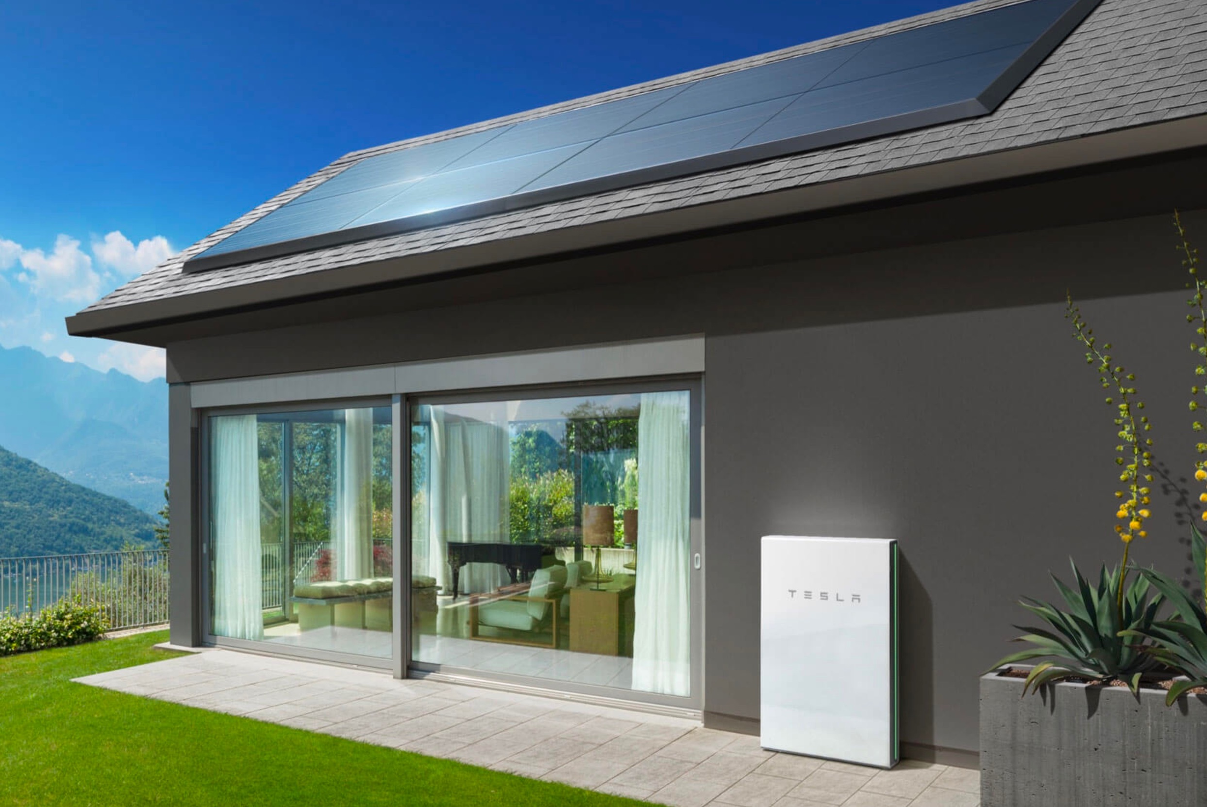 Tesla s New Low profile Solar Panels Blend Seamlessly Into A Rooftop